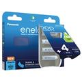 Panasonic Eneloop BK-3MCDEC4BE Batterie AA ricaricabili 2000mAh con scatola di conservazione - 4 pezzi.