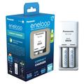 Panasonic Eneloop BQ-CC50 Caricabatterie con 2x batterie ricaricabili AA 2000mAh