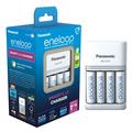Panasonic Eneloop BQ-CC55 SmartPlus Caricabatterie con 4x batterie ricaricabili AA 2000mAh