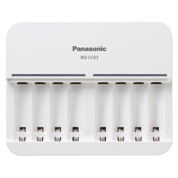 Caricabatterie Panasonic Eneloop BQ-CC63 per 8 x AA/AAA Batterie -  Blanc