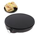 Macchina per pancake e crepes 1000W - Rivestimento antiaderente - Nero