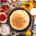 Macchina per pancake e crepes 1000W - Rivestimento antiaderente - Nero