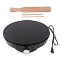 Macchina per pancake e crepes 1000W - Rivestimento antiaderente - Nero
