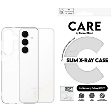 Custodia Samsung Galaxy S25 FE PanzerGlass Care Fashion Slim X-Ray - Trasparente