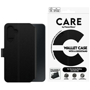 Custodia a portafoglio con supporto Samsung Galaxy A17/M17 PanzerGlass Care Feature - Nera