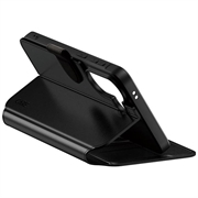 Custodia a portafoglio con supporto Samsung Galaxy A57 PanzerGlass Care Feature - Nera