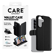 Custodia a portafoglio con supporto Samsung Galaxy A57 PanzerGlass Care Feature - Nera