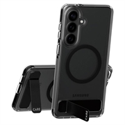 Custodia per Samsung Galaxy S26+ PanzerGlass Care Kickstand - Compatibile con MagSafe - Chiara / Nera