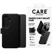 Custodia a portafoglio 2 in 1 per Samsung Galaxy S26 PanzerGlass Care Tango - Compatibile con MagSafe - Nera
