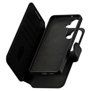 Custodia a portafoglio 2 in 1 per Samsung Galaxy S26 PanzerGlass Care Tango - Compatibile con MagSafe - Nera