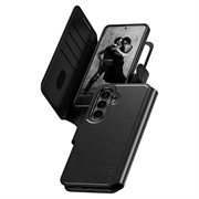 Custodia a portafoglio 2 in 1 per Samsung Galaxy S26+ PanzerGlass Care Tango - Compatibile con MagSafe - Nera