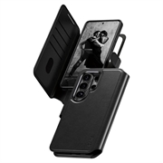 Custodia a portafoglio 2 in 1 per Samsung Galaxy S26 Ultra PanzerGlass Care Tango - Compatibile con MagSafe - Nera