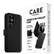 Custodia a portafoglio 2 in 1 per Samsung Galaxy S26 Ultra PanzerGlass Care Tango - Compatibile con MagSafe - Nera