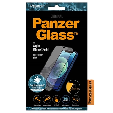 Salvaschermo PanzerGlass Case Friendly per iPhone 12 Mini - Nero