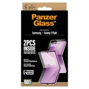 Protezione per schermo PanzerGlass Glass & Film 2-in-1 per Samsung Galaxy Z Flip8 - 2 pezzi.