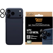 Protezione della lente della fotocamera iPhone 17 Pro/17 Pro Max/16 Pro/16 Pro Max PanzerGlass Hoops - Nero