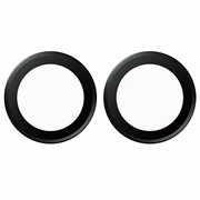 Protezione della lente della fotocamera iPhone Duo PanzerGlass Hoops - Nero