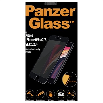 PanzerGlass Privacy Case Friendly iPhone 6/6S/7/8 Screen Protector - Black
