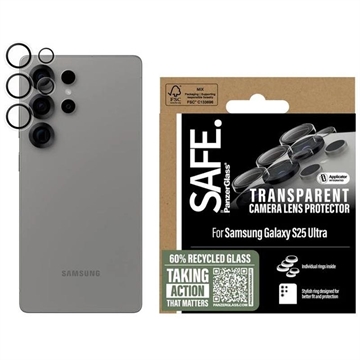 Protezione per obiettivo della fotocamera Samsung Galaxy S25 Ultra PanzerGlass Safe - Trasparente