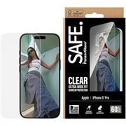 Proteggi schermo in vetro temperato per iPhone 17 Pro PanzerGlass Safe Ultra-Wide Fit - 9H - trasparente