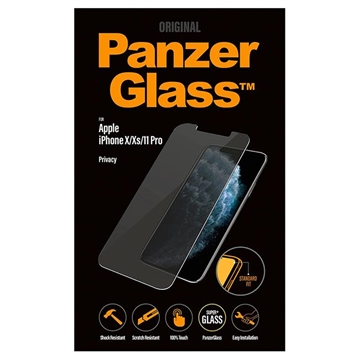 Salvaschermo PanzerGlass Standard Fit Privacy per iPhone 11 Pro/XS