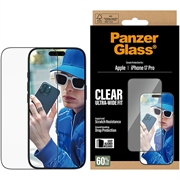 Proteggi Schermo PanzerGlass Ultra-Wide Fit EasyAligner per iPhone 17 Pro - Trasparente