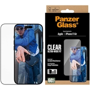 Proteggi Schermo PanzerGlass Ultra-Wide Fit EasyAligner per iPhone Air - Bordo nero