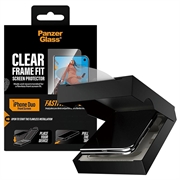 Protezione dello schermo iPhone Duo PanzerGlass Ultra-Wide Fit con FastFit In-A-Box - 9H - Chiaro