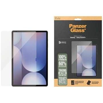 Proteggi Schermo PanzerGlass Ultra-Wide Fit per Samsung Galaxy Tab S10 FE+ - Trasparente
