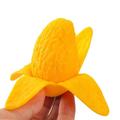 Giocattolo morbido a forma di gnocchetto di mango da sbucciare, per bambini e adulti
