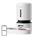 Petlibro Granary Distributore automatico di cibo per animali domestici con fotocamera e doppia ciotola - 5litri - Bianco