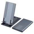 Supporto per telefono Supporto da tavolo per tablet in alluminio regolabile Supporto per telefono completamente pieghevole Accessori per ufficio
