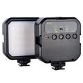 Luce fotografica con batteria e luminosità regolabile per fotocamera DSLR e treppiede