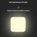 Luce fotografica con batteria e luminosità regolabile per fotocamera DSLR e treppiede
