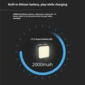 Luce fotografica con batteria e luminosità regolabile per fotocamera DSLR e treppiede