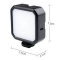 Luce fotografica con batteria e luminosità regolabile per fotocamera DSLR e treppiede