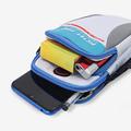 Pictet.Fino PF105 Fascia da braccio sportiva a doppia tasca per telefoni fino a 7" - Blu