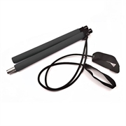Barra Pilates con bande di resistenza - 91cm - Nero