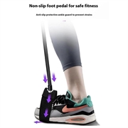 Barra Pilates con bande di resistenza - 91cm - Nero