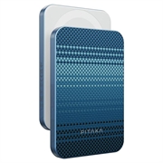 Power bank Pitaka in fibra di aramide Qi2 MagSafe da 5000mAh - Moonrise