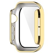 Custodia in Plastica con Pellicola Salvaschermo per Apple Watch Series 12 - 47mm - Color Oro