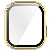 Custodia in Plastica con Pellicola Salvaschermo per Apple Watch Series 12 - 47mm - Color Oro