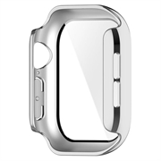 Custodia in Plastica con Pellicola Salvaschermo per Apple Watch Series 12 - 47mm - Color Argento