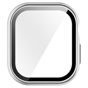 Custodia in Plastica con Pellicola Salvaschermo per Apple Watch Series 12 - 47mm - Color Argento