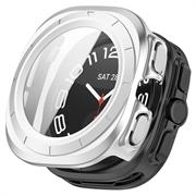 Custodia in Plastica con Pellicola Salvaschermo per Samsung Galaxy Watch Ultra2 - 47mm - Argento opaco
