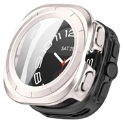 Custodia in Plastica con Pellicola Salvaschermo per Samsung Galaxy Watch Ultra2 - 47mm - Luce stellare opaca