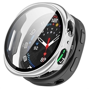 Custodia in Plastica con Pellicola Salvaschermo per Samsung Galaxy Watch9 - 44mm - Argento opaco