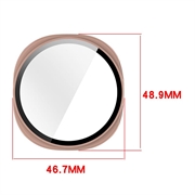 Custodia in Plastica con Pellicola Salvaschermo per Samsung Galaxy Watch9 - 44mm - Rosa