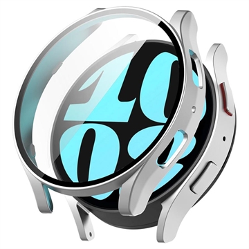 Custodia in Plastica con Pellicola Salvaschermo per Samsung Galaxy Watch6 - 44mm - Color Argento