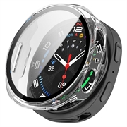 Custodia in Plastica con Pellicola Salvaschermo per Samsung Galaxy Watch9 - 40mm - Chiara